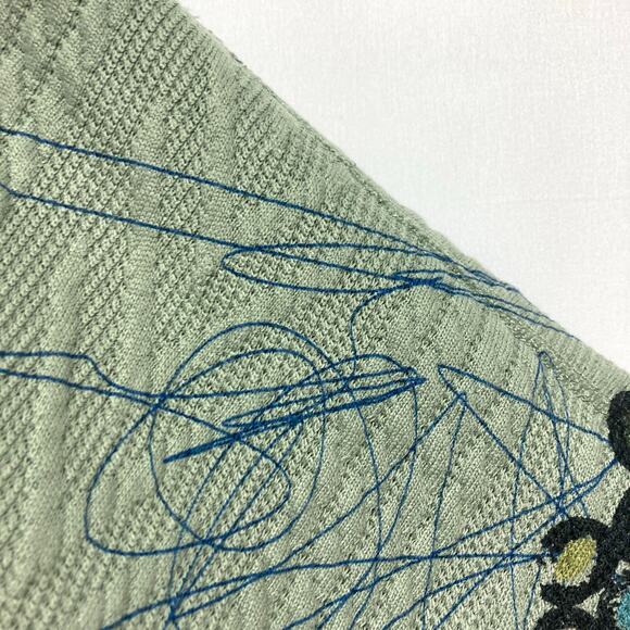 NWT Inoah Dog and Cat Pullover Cowl Neck Green Cable Knit Poncho Sweater Top - Picture 7 of 14